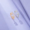 Xuping joyería versión coreana alfabeto anillo de alto nivel sentido nicho diseño personalidad viento frío simple anillo al por mayor mujeres Specification image